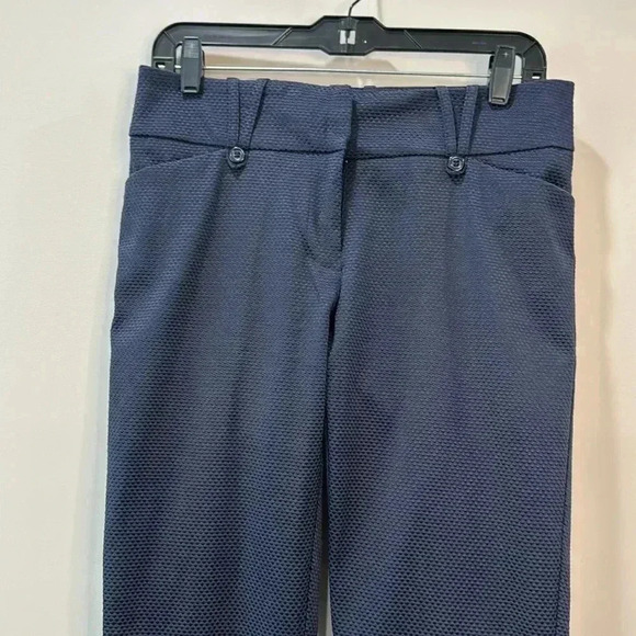 SOHO Apparel Navy Blue Zip Front Dress Pants Size 4 - Picture 2 of 11